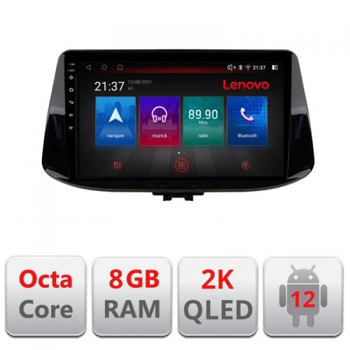 VPX Navigatie dedicata Lenovo Hyundai I30 2017- M-1041 Octacore, 8 Gb RAM, 128 Gb Hdd, 4G, Qled 2K, DSP, Carplay AA, 360,Bluetooth
