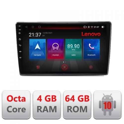 VPX Navigatie dedicata Lenovo Hyundai I40 , Octacore, 4Gb RAM, 64Gb Hdd, 4G, Qled, 360, DSP, Carplay,Bluetooth