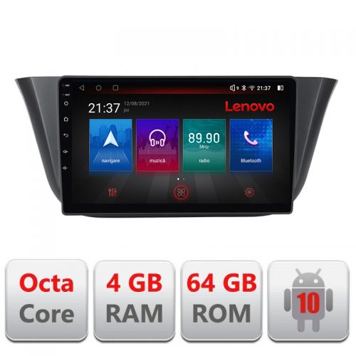 VPX Navigatie dedicata Lenovo Iveco Daily 2019- , Octacore, 4Gb RAM, 64Gb Hdd, 4G, Qled, 360, DSP, Carplay,Bluetooth