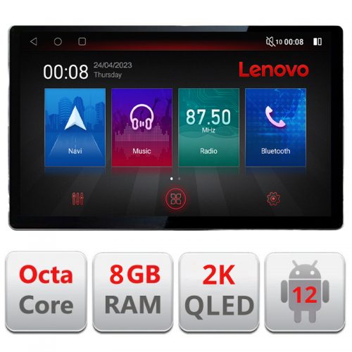 VPX Navigatie dedicata Lenovo Mercedes C 2001-2004 CLK G 2004-2006 N-171, Ecran 2K QLED 13″,Octacore,8Gb RAM,128Gb Hdd,4G,360,DSP,Carplay,Bluetooth