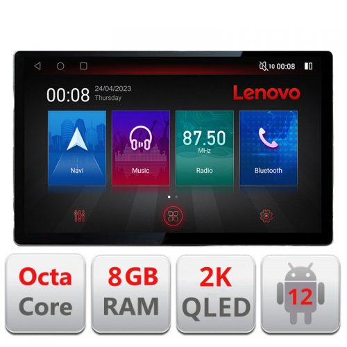 VPX Navigatie dedicata Lenovo Mercedes Clasa R N-215, Ecran 2K QLED 13″,Octacore,8Gb RAM,128Gb Hdd,4G,360,DSP,Carplay,Bluetooth