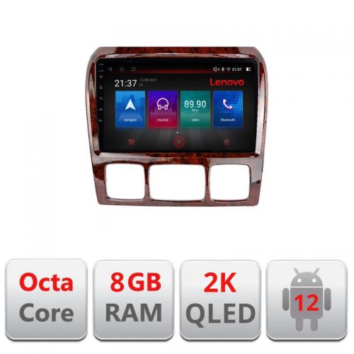 VPX Navigatie dedicata Lenovo Mercedes Clasa S 1998-2005 M-220 Octacore, 8 Gb RAM, 128 Gb Hdd, 4G, Qled 2K, DSP, Carplay AA, 360,Bluetooth