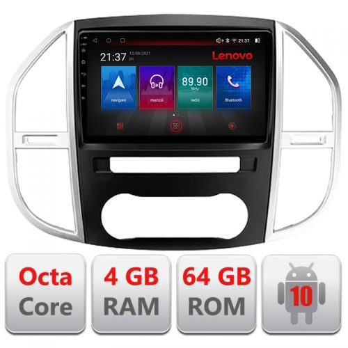 VPX Navigatie dedicata Lenovo Mercedes Vito w447 2016- Android radio gps internet Lenovo Octa Core 4+64 LTE Kit-w447+E510-PRO