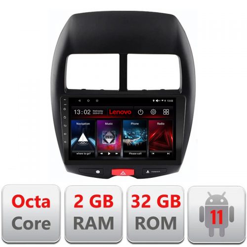 VPX Navigatie dedicata Lenovo Mitsubishi 2013-2017 D-026, Octacore Qualcomm, 2Gb RAM, 32Gb Hdd, 4G, Qled, DSP, Carplay, Bluetooth