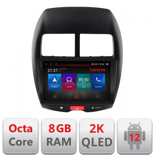 VPX Navigatie dedicata Lenovo Mitsubishi 2013-2017 M-026 Octacore, 8 Gb RAM, 128 Gb Memorie, 4G, Qled 2K, DSP, Carplay AA, 360,Bluetooth