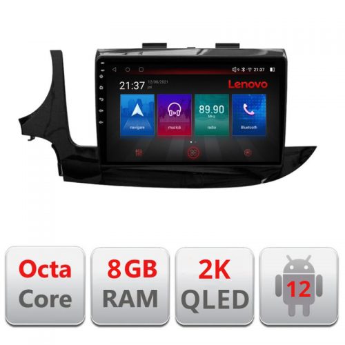 VPX Navigatie dedicata Lenovo Opel Mokka 2016- M-MOKKA2 Octacore, 8 Gb RAM, 128 Gb Hdd, 4G, Qled 2K, DSP, Carplay AA, 360,Bluetooth