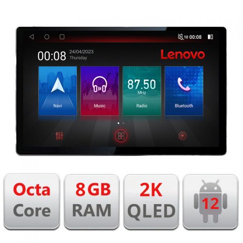 VPX Navigatie dedicata Lenovo Peugeot 308 2013-2017 N-308, Ecran 2K QLED 13″,Octacore,8Gb RAM,128Gb Hdd,4G,360,DSP,Carplay,Bluetooth