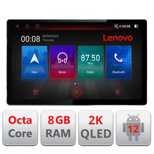 VPX Navigatie dedicata Lenovo Peugeot 407 2004-2011, Ecran 2K QLED 13″,Octacore,8Gb RAM,128Gb Hdd,4G,360,DSP,Carplay,Bluetooth