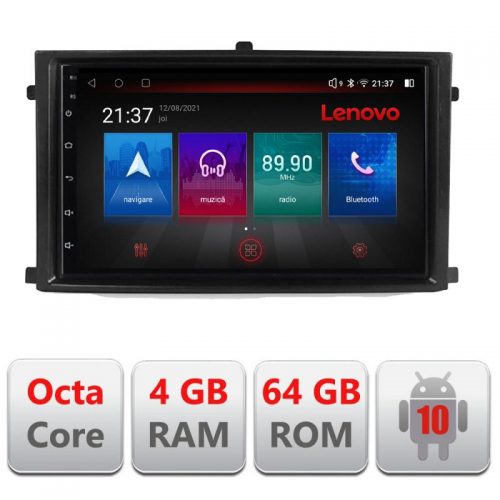 VPX Navigatie dedicata Lenovo Rexton 2019- E-REXTON, Octacore, 4Gb RAM, 64Gb Hdd, 4G, Qled, 360, DSP, Carplay,Bluetooth