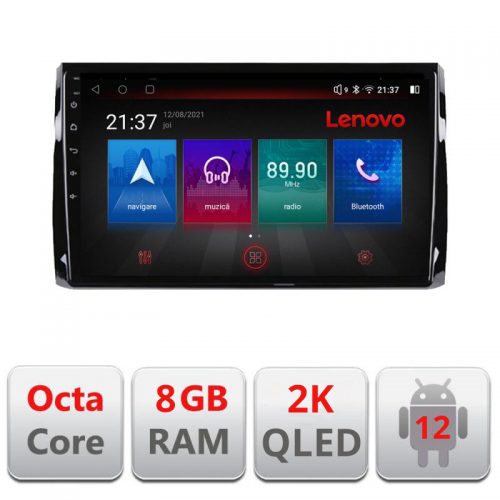 VPX Navigatie dedicata Lenovo Skoda Kodiaq M-KODIAQ Octacore, 8 Gb RAM, 128 Gb Memorie, 4G, Qled 2K, DSP, Carplay AA, 360,Bluetooth