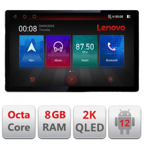 VPX Navigatie dedicata Lenovo Ssangyong Kyron Actyon N-158, Ecran 2K QLED 13″,Octacore,8Gb RAM,128Gb Hdd,4G,360,DSP,Carplay,Bluetooth