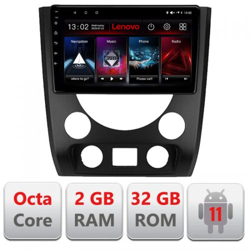 VPX Navigatie dedicata Lenovo Ssangyong rexton 2013-2016, Octacore Qualcomm, 2Gb RAM, 32Gb Hdd, 4G, Qled, DSP, Carplay, Bluetooth