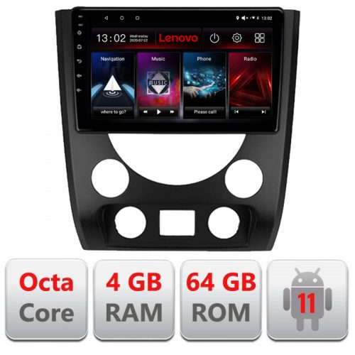 VPX Navigatie dedicata Lenovo Ssangyong rexton 2013-2016, Octacore Qualcomm, 4Gb RAM, 64Gb Hdd, 4G, Qled, DSP, Carplay, Bluetooth