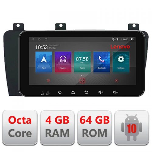 VPX Navigatie dedicata Lenovo Volvo S60 2002-2008, Ecran QLED 10.33″, Octacore, 4Gb RAM, 64Gb Memorie, 4G, 360, DSP, Carplay,Bluetooth