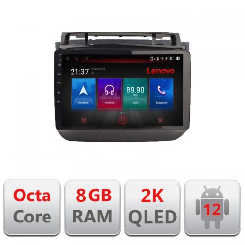 VPX Navigatie dedicata Lenovo VW Touareg 2012-2019 M-1142 Octacore, 8 Gb RAM, 128 Gb Hdd, 4G, Qled 2K, DSP, Carplay AA, 360,Bluetooth