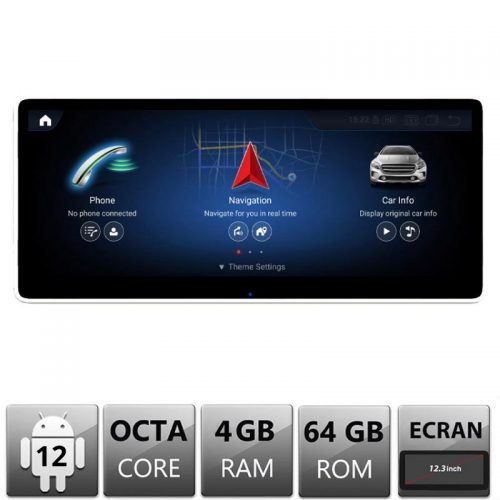 VPX Navigatie dedicata Mercedes A W166, GLA, CLA, G NTG4.5 ecran de 12.3″ Android gps 4G 4+64 1920×720