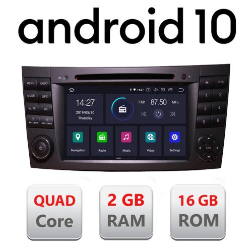 VPX Navigatie dedicata Mercedes Clasa E W211 EDT-G090 cu Android GPS USB Radio Internet Bluetooth