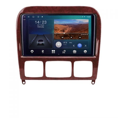 VPX Navigatie dedicata Mercedes Clasa S 1998-2005 B-220 Android Ecran QLED octa core 3+32 carplay android auto KIT-220+EDT-E309V3