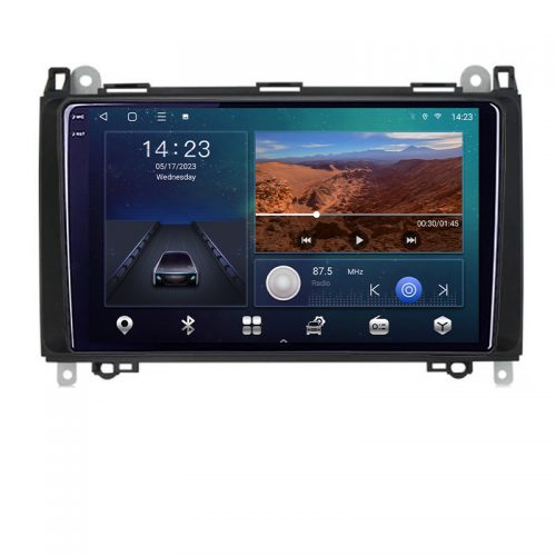 VPX Navigatie dedicata Mercedes VW B-068 Android Ecran QLED octa core 3+32 carplay android auto KIT-068+EDT-E309V3