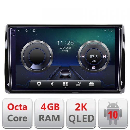 VPX Navigatie dedicata Skoda Kodiaq C-KODIAQ Android Octa Core Ecran 2K QLED GPS 4G 4+32GB 360 KIT-KODIAQ+-E410-2K