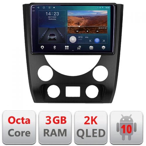 VPX Navigatie dedicata Ssangyong rexton 2013-2016 Android Ecran 2K QLED octa core 3+32 carplay android auto kit-rexton-2013+-E309V3-2K