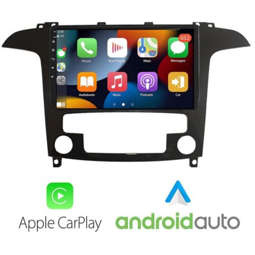 VPX Sistem Multimedia MP5 Ford S-Max 2008-2012 J-003 Carplay Android Auto Radio Camera USB