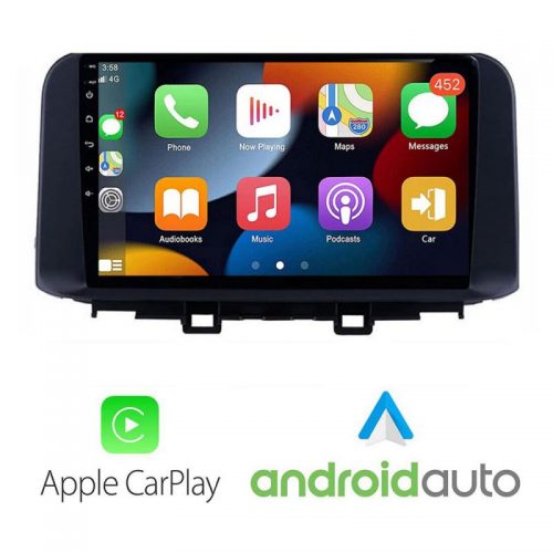 VPX Sistem Multimedia MP5 Hyundai Kona J-1058 Carplay Android Auto Radio Camera USB