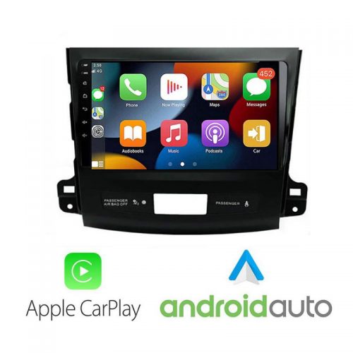 VPX Sistem Multimedia MP5 Mitsubishi Outlander 2010 J-056 Carplay Android Auto Radio Camera USB