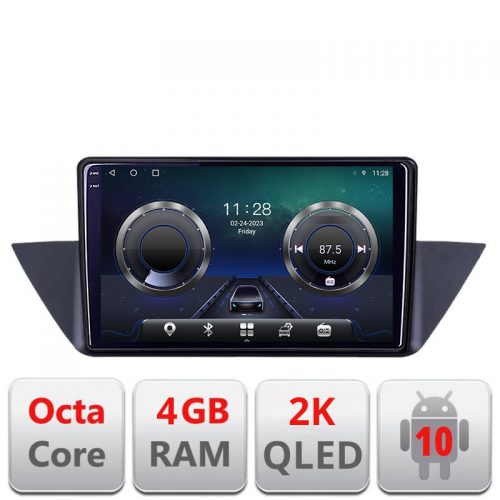 VPX Navigatie dedicata BMW X1 E84 C-219 Android Octa Core Ecran 2K QLED GPS 4G 4+32GB 360 KIT-219+EDT-E410-2K