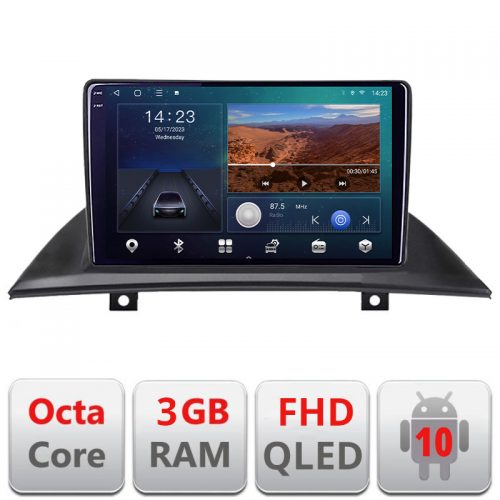 VPX Navigatie dedicata BMW X3 2004-2012 B-083 Android Ecran QLED octa core 3+32 carplay android auto KIT-083+EDT-E309V3