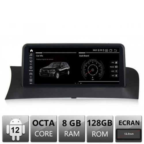 VPX Navigatie dedicata BMW X3 X4 F25 F26 2010-2011 cu ecran CIC Android ecran 12.3″ 8+128 4G BT