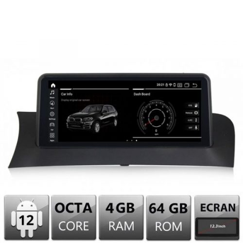 VPX Navigatie dedicata BMW X3 X4 F25 F26 2012-2015 cu ecran NBT Android ecran 12.3″ 4+64 4G BT