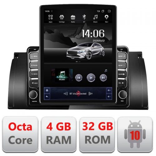 VPX Navigatie dedicata Edonav BMW E39 si E53 G-082 ecran Tesla 9.7″ QLED,Octacore,4Gb RAM,32Gb Hdd,4G,Qled,360,DSP,GPS,Carplay