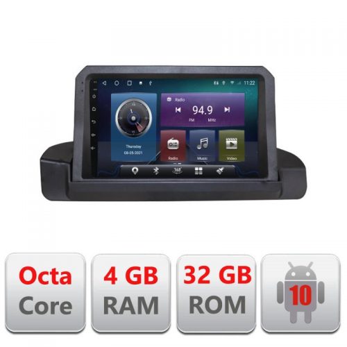 VPX Navigatie dedicata Edonav BMW Seria 3 E90 fara ecran de fabrica,QLED,Octacore,4 Gb RAM,32 Gb Hdd,360,4G,DSP,GPS,Bluetooth 4+32 Kit