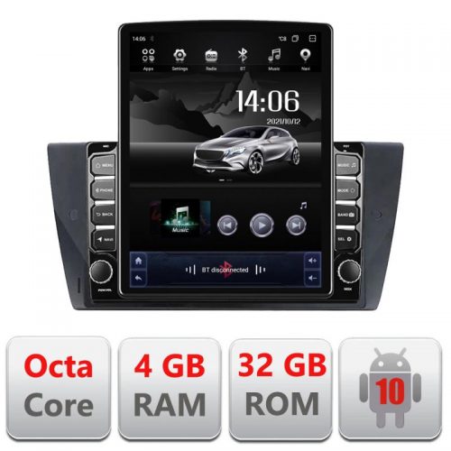 VPX Navigatie dedicata Edonav BMW Seria 3 E90 G-095 ecran Tesla 9.7″ QLED,Octacore,4Gb RAM,32Gb Hdd,4G,Qled,360,DSP,GPS,Carplay