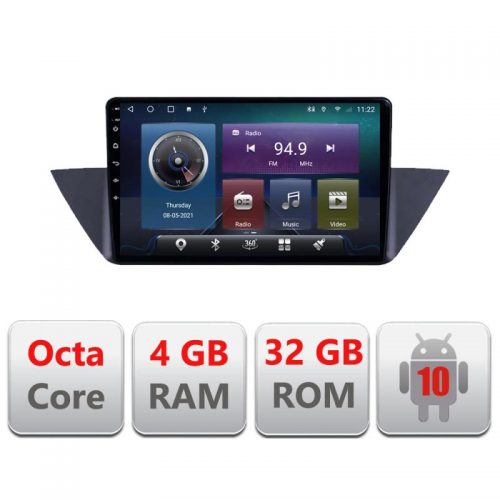 VPX Navigatie dedicata Edonav BMW X1 E84 C-219,QLED,Octacore,4 Gb RAM,32 Gb Hdd,360,4G,DSP,GPS,Bluetooth