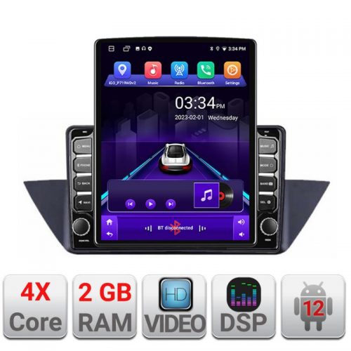 VPX Navigatie dedicata Edonav BMW X1 E84 K-219 ecran Tesla 9.7″ QLED,2Gb RAM,32Gb Hdd,DSP,GPS,Bluetooth