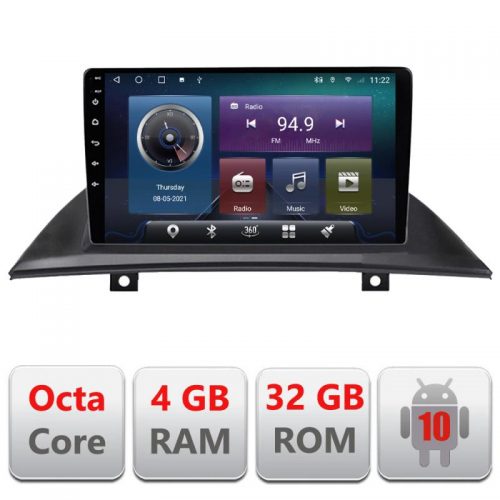 VPX Navigatie dedicata Edonav BMW X3 E83 C-083,QLED,Octacore,4 Gb RAM,32 Gb Hdd,360,4G,DSP,GPS,Bluetooth