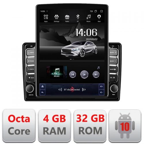 VPX Navigatie dedicata Edonav Citroen Berlingo 2015-2018 G-berlingo ecran Tesla 9.7″ QLED,Octacore,4Gb RAM,32Gb Hdd,4G,Qled,360,DSP,GPS,Carplay