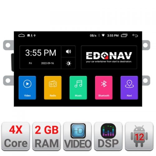 VPX Navigatie dedicata Edonav Dacia dupa 2012 A-Dacia Ecran Qled,2Gb Ram,32Gb Hdd,USB,Bluetooth,Wifi