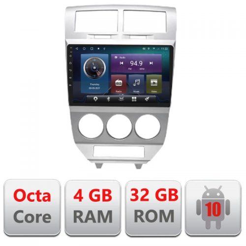 VPX Navigatie dedicata Edonav Dodge Caliber 2006-2010 C-CALIBER-06,QLED,Octacore,4 Gb RAM,32 Gb Hdd,360,4G,DSP,GPS,Bluetooth