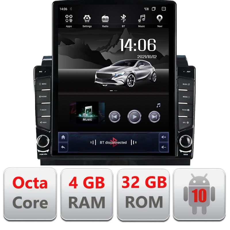 Navigatie dedicata Edonav Ducato Jumper Expert 2006-2018 ecran Tesla 9.7" QLED,Octacore,4Gb RAM,32Gb Hdd,4G,Qled,360,DSP,GPS,Carplay