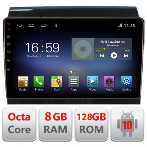 VPX Navigatie dedicata Edonav Fiat Ducato Citroen Jumper Peugeot Expert 2006-2018,Octacore,8Gb RAM,128Gb Hdd,4G,Qled,360,DSP,GPS,Carplay