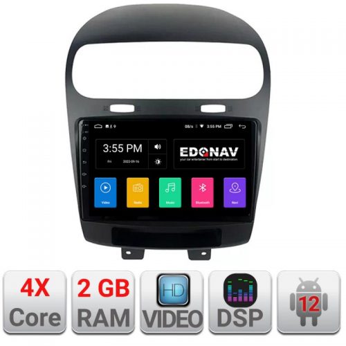 VPX Navigatie dedicata Edonav Fiat Freemont Dodge Journey 2012-2019 Android radio gps internet 2+16 Kit-freemont+E209
