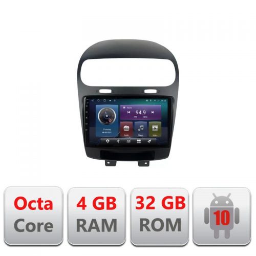 VPX Navigatie dedicata Edonav Fiat Freemont Dodge Journey 2012-2019 Android radio gps internet,QLED,Octacore,4 Gb RAM,32 Gb Hdd,360,4G,DSP,GPS,Bluetooth