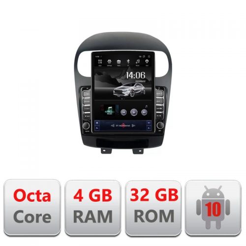 VPX Navigatie dedicata Edonav Fiat Freemont Dodge Journey 2012-2019 ecran Tesla 9.7″ QLED,Octacore,4Gb RAM,32Gb Hdd,4G,Qled,360,DSP,GPS,Carplay