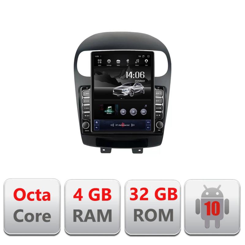 Navigatie dedicata Edonav Fiat Freemont Dodge Journey 2012-2019 ecran Tesla 9.7" QLED,Octacore,4Gb RAM,32Gb Hdd,4G,Qled,360,DSP,GPS,Carplay