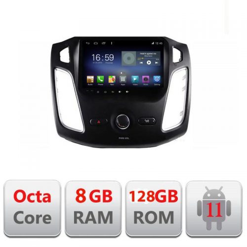 VPX Navigatie dedicata Edonav FORD FOCUS 3 F-150,Octacore,8Gb RAM,128Gb Hdd,4G,Qled,360,DSP,GPS,Carplay