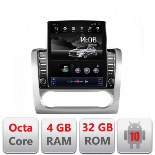 VPX Navigatie dedicata Edonav Ford Focus clima automata G-140-automatic ecran Tesla 9.7″ QLED,Octacore,4Gb RAM,32Gb Hdd,4G,Qled,360,DSP,GPS,Carplay