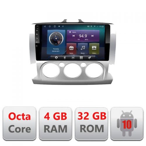 VPX Navigatie dedicata Edonav Ford Focus clima manuala C-140-manual,QLED,Octacore,4 Gb RAM,32 Gb Hdd,360,4G,DSP,GPS,Bluetooth